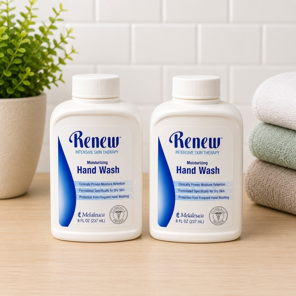 Melaleuca Renew Intensive Skin Therapy Moisturizing Hand Wash 8oz 2 Pack #3748